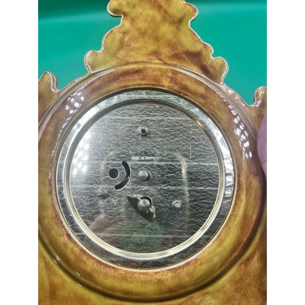 Vintage Narco Germany Porcelain 1 Day Wind Up Clock - Works-Holland‎ Mold 1972